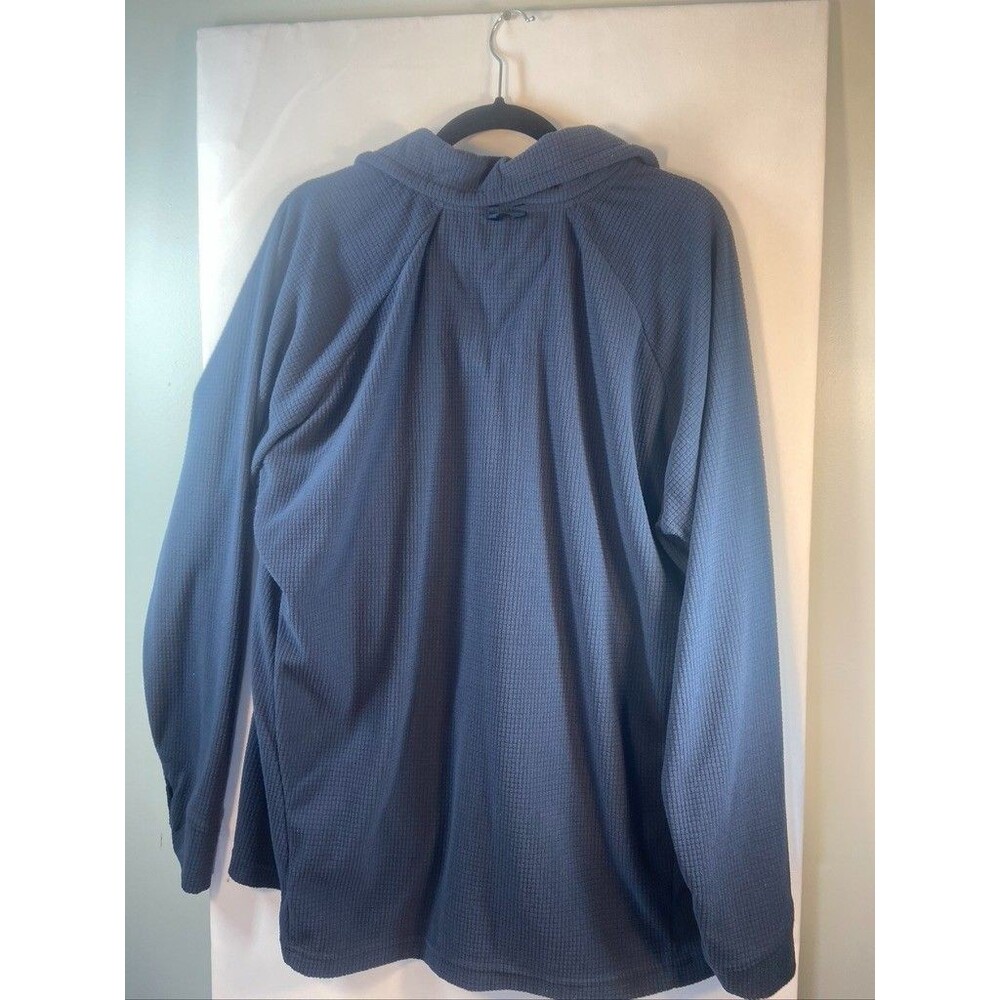 OUTDOOR RESEARCH WOMENS XXL BLUE PULLOVER FLEECE LONG SLEEVE 1/4 SNAP - Picture 3 of 4